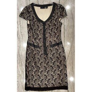 Moda International: Vintage Victoria Secret's, silk & lace dress, Size 8- runs s